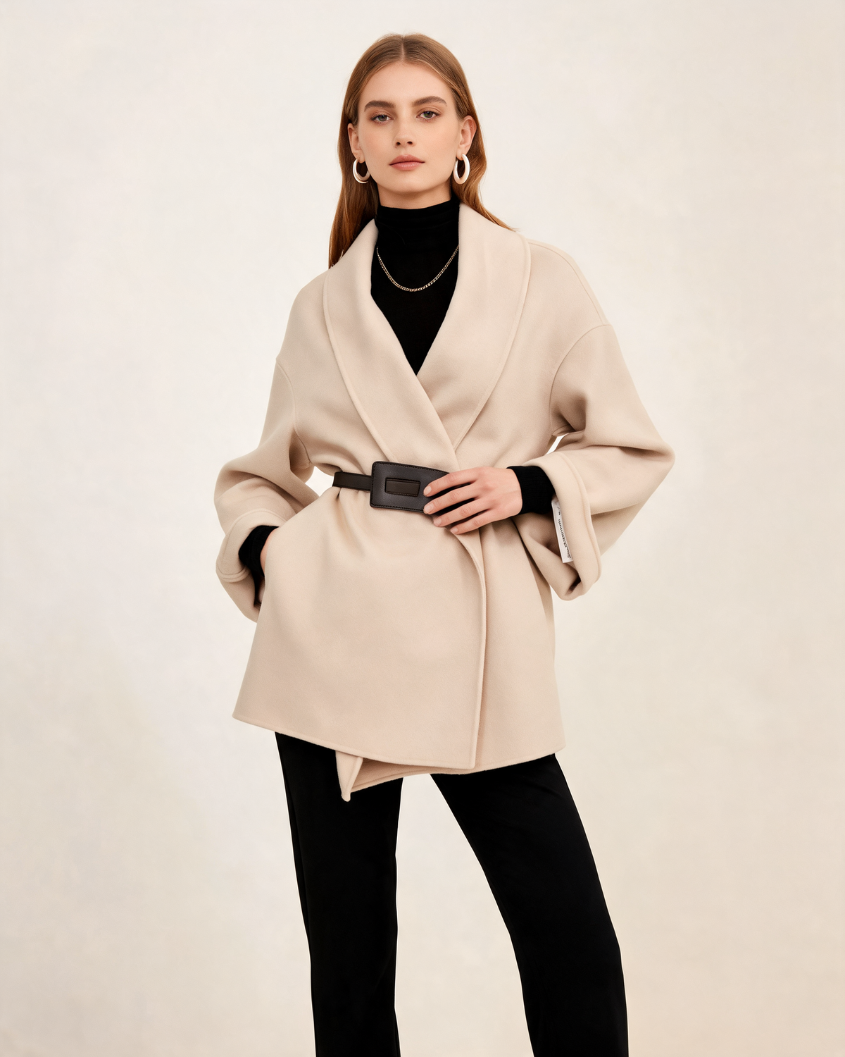 Winter Coat – Althea Belted Wrap
