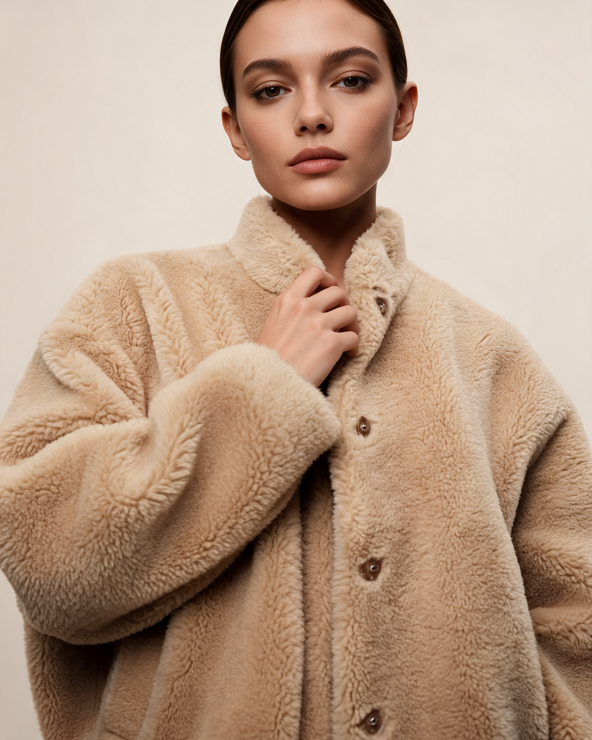Winter Jacket – Evelina Oversized Teddy