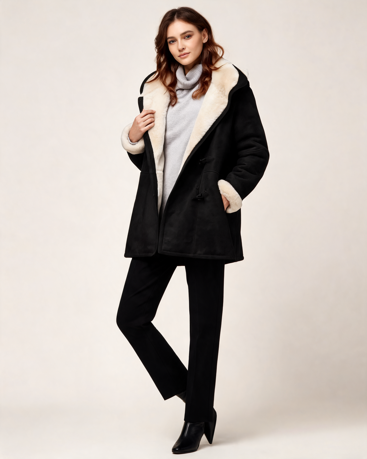 Winter Coat – Mireya Sherpa Toggle