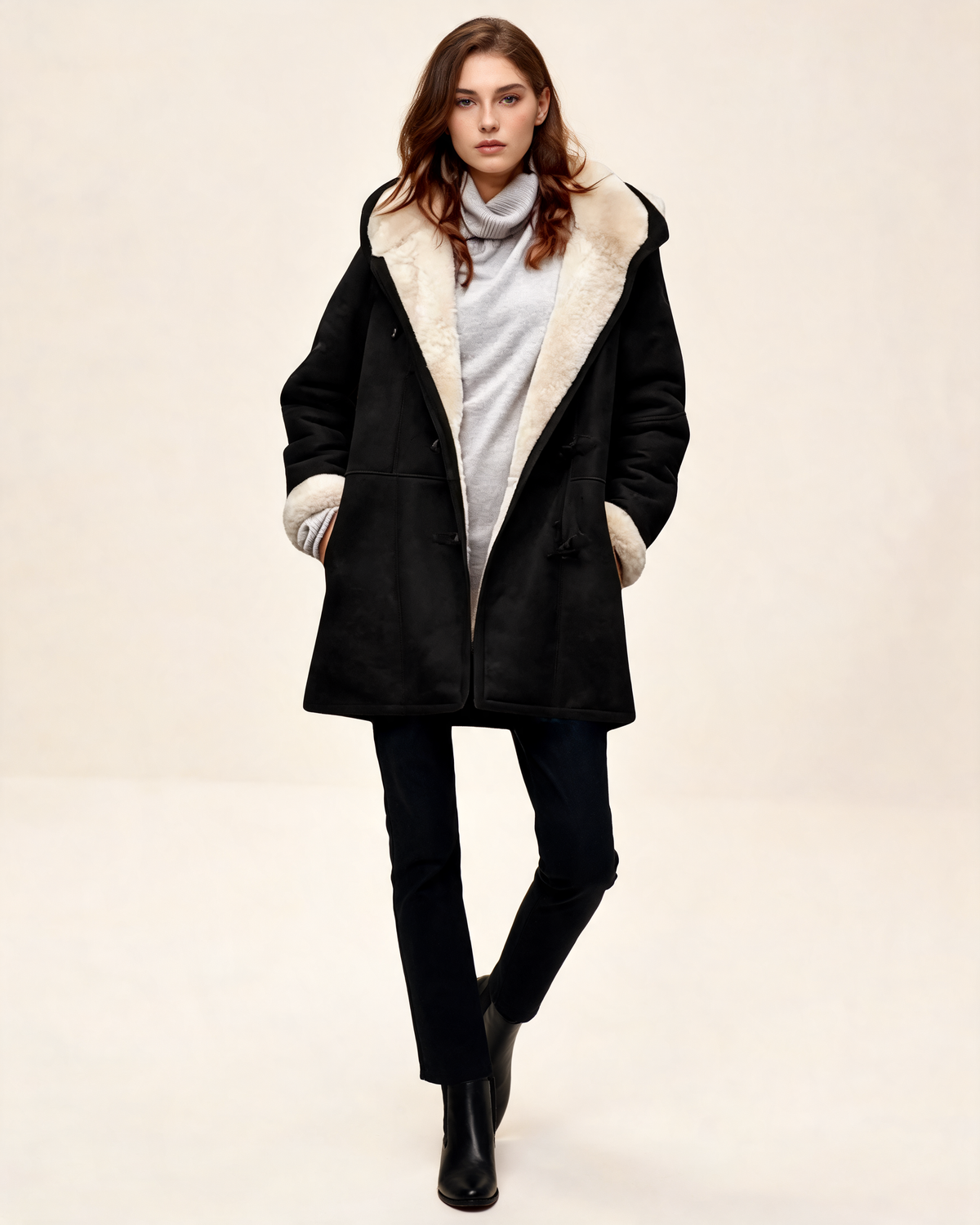 Winter Coat – Mireya Sherpa Toggle