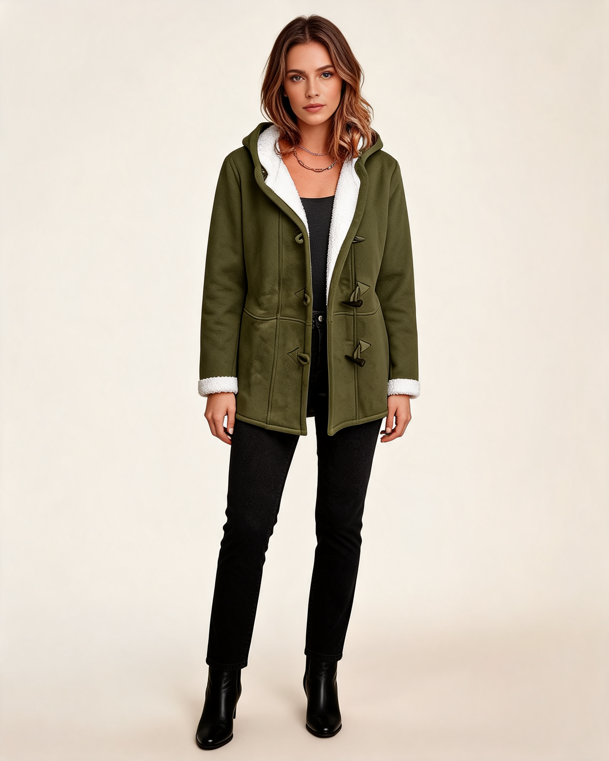 Winter Coat – Mireya Sherpa Toggle