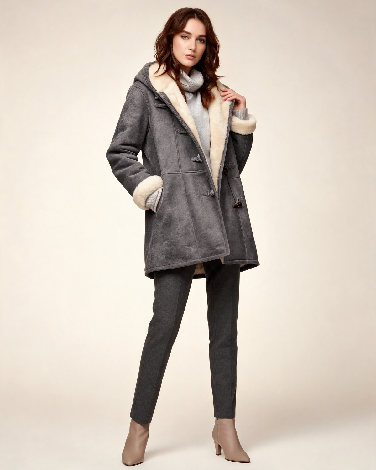 Winter Coat – Mireya Sherpa Toggle