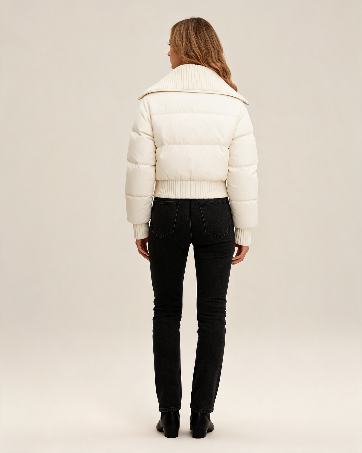 Winter Jacket – Odessa Knit Collar Puffer