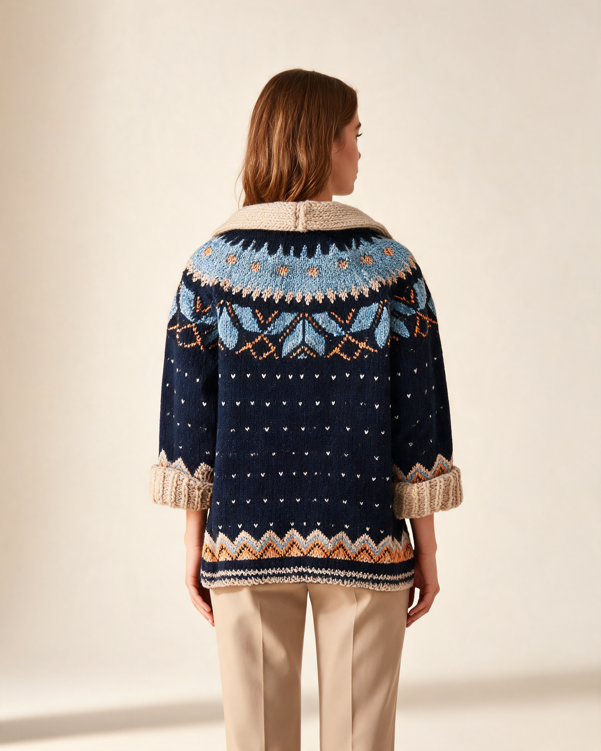 Fair Isle Jumper – Frédérique Hooded