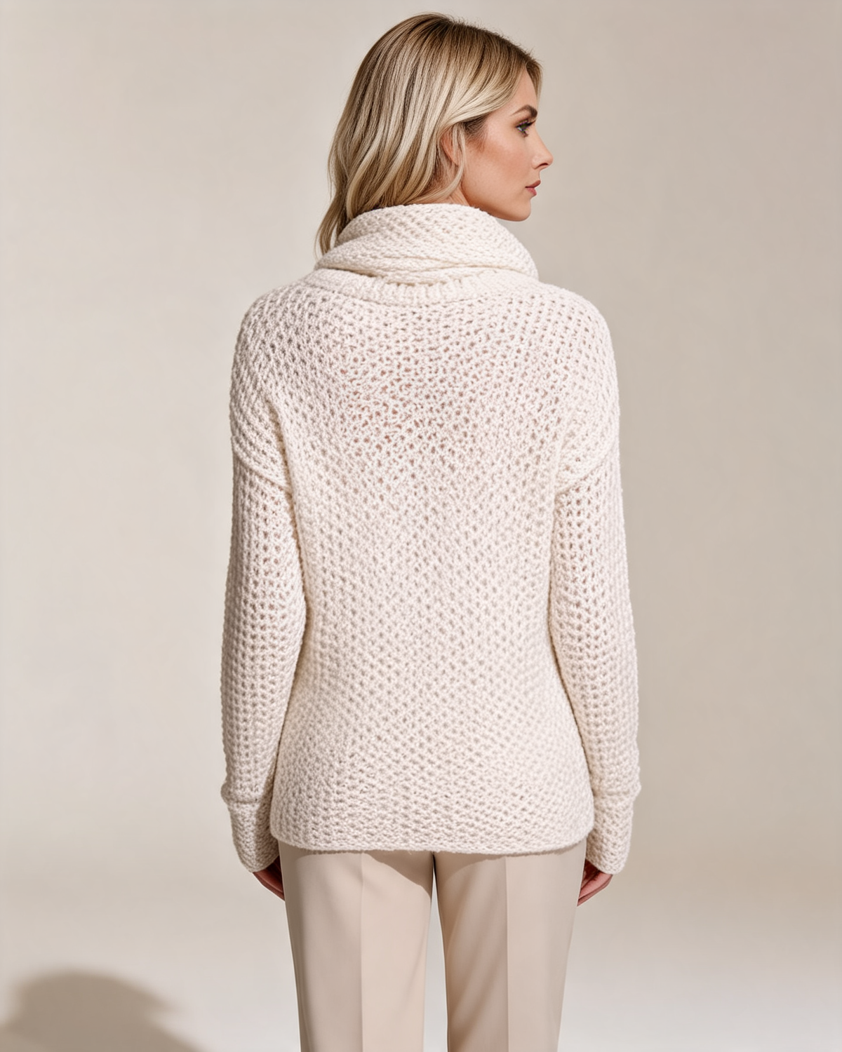 Knit Sweater – Isabeau Cowl Neck