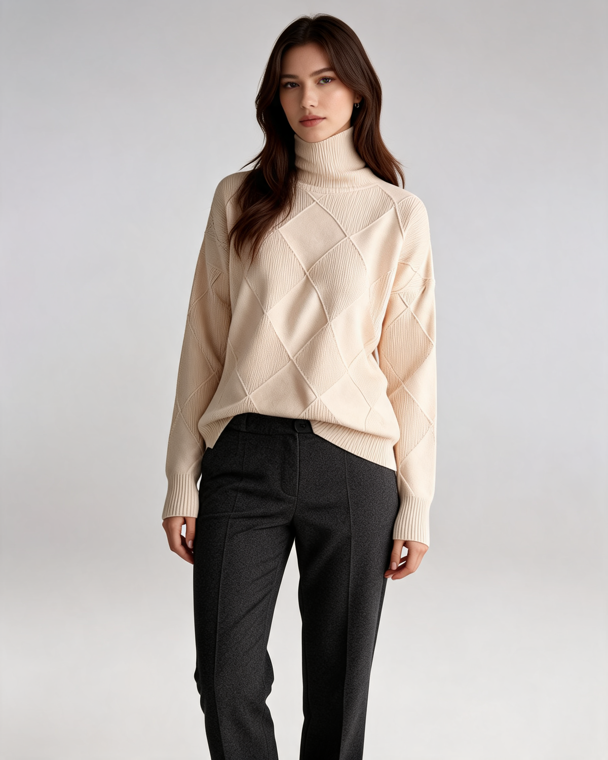 Turtleneck Sweater – Soline Soft Knit