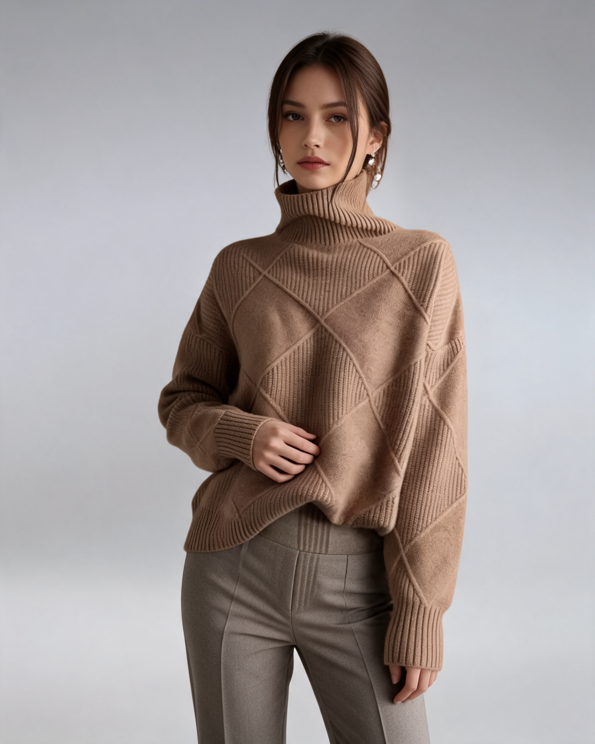 Turtleneck Sweater – Soline Soft Knit