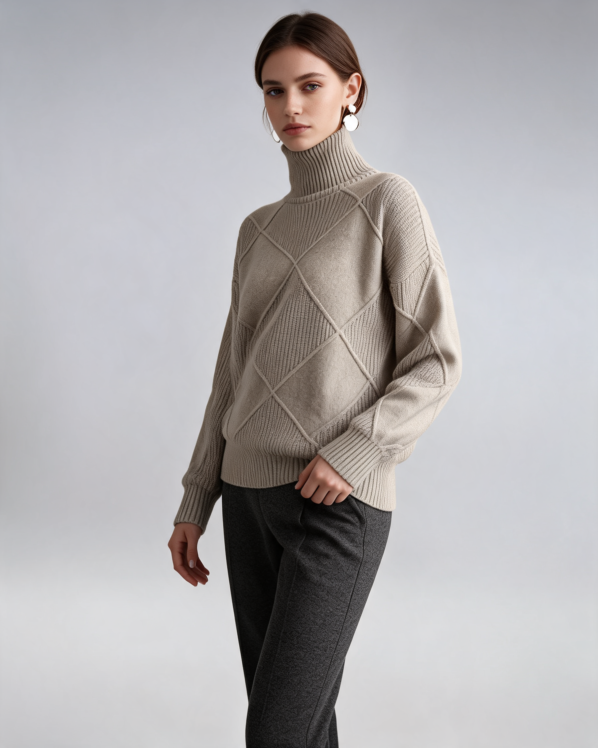 Turtleneck Sweater – Soline Soft Knit