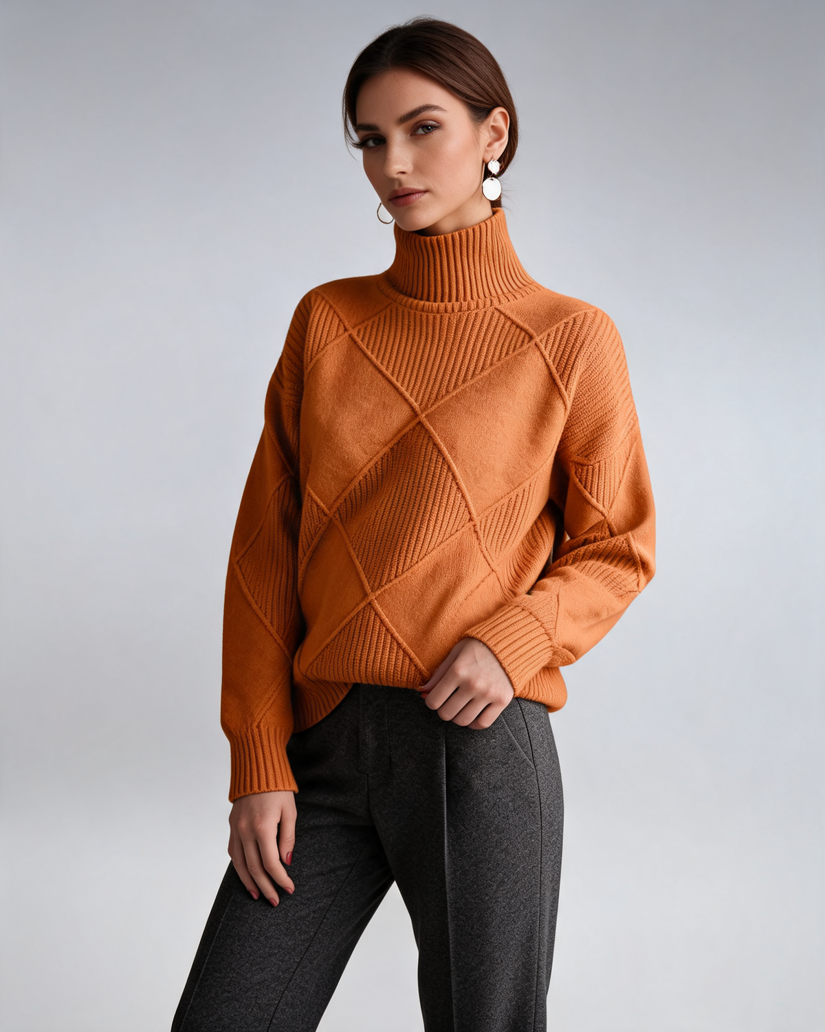 Turtleneck Sweater – Soline Soft Knit