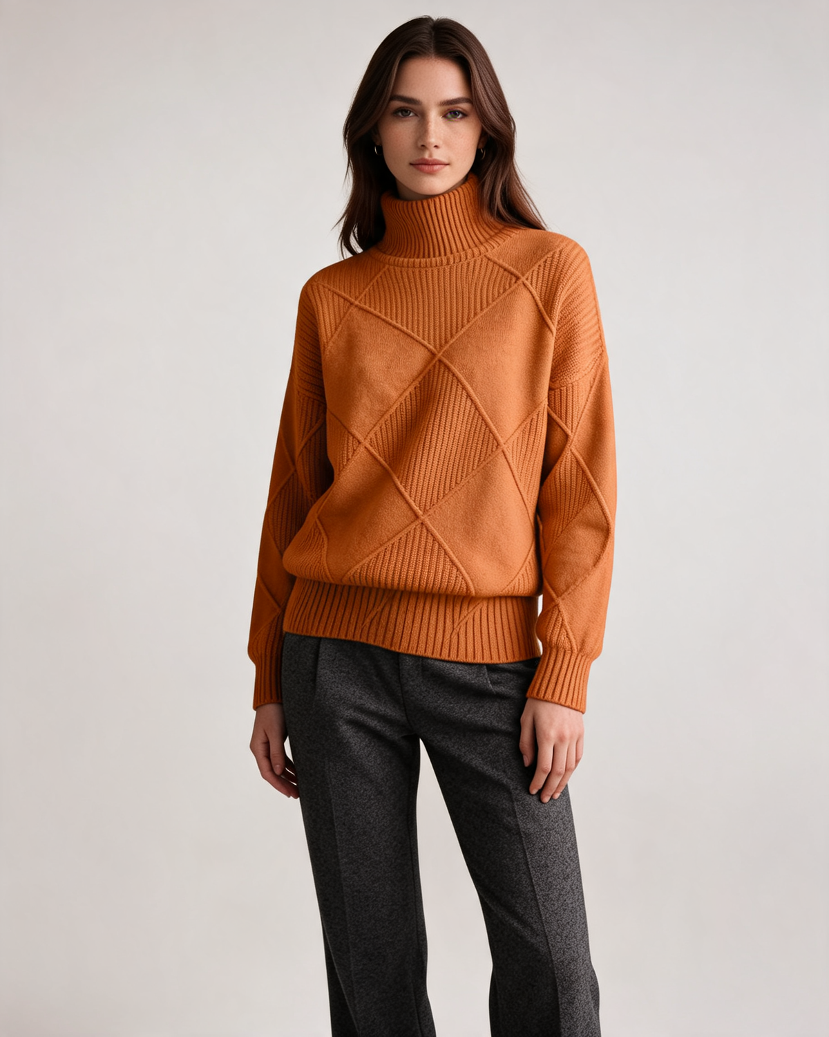 Turtleneck Sweater – Soline Soft Knit