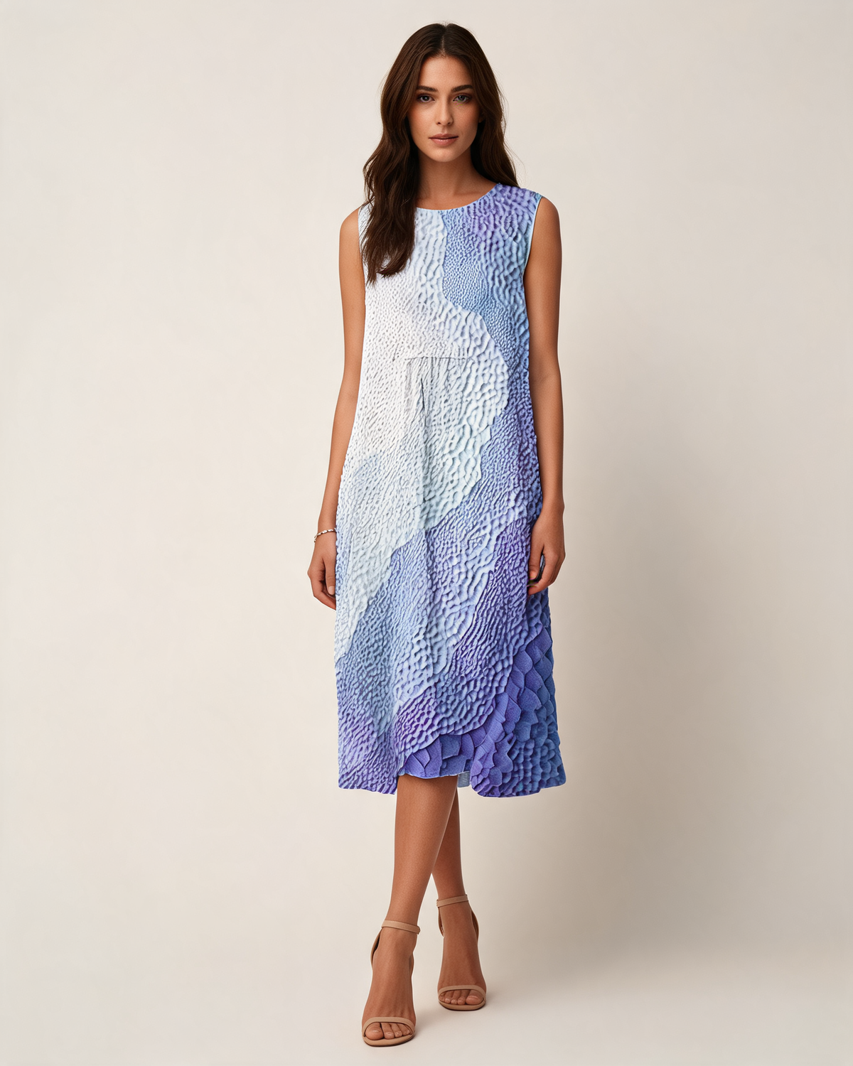 Casual Dress – Sophryana Relaxed Knee-Length