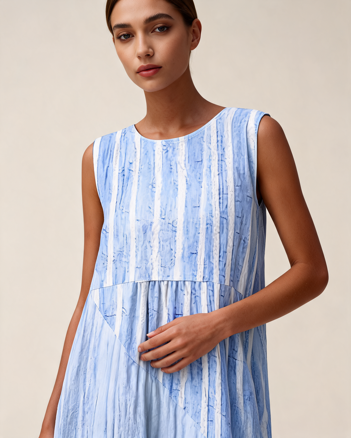 Casual Dress – Sophryana Relaxed Knee-Length