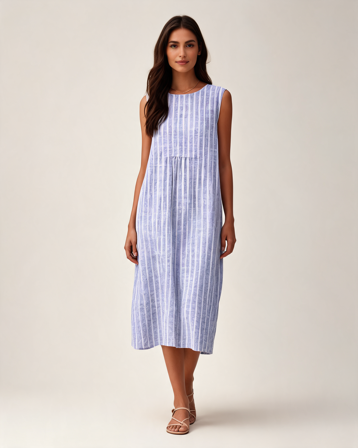 Casual Dress – Sophryana Relaxed Knee-Length