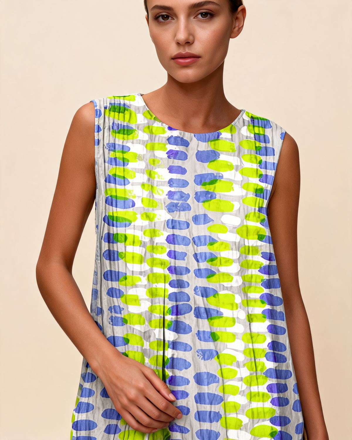 Casual Dress – Sophryana Relaxed Knee-Length