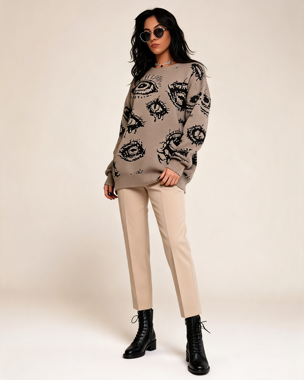 Knit Jumper | Women’s Oversized Grunge Sweater