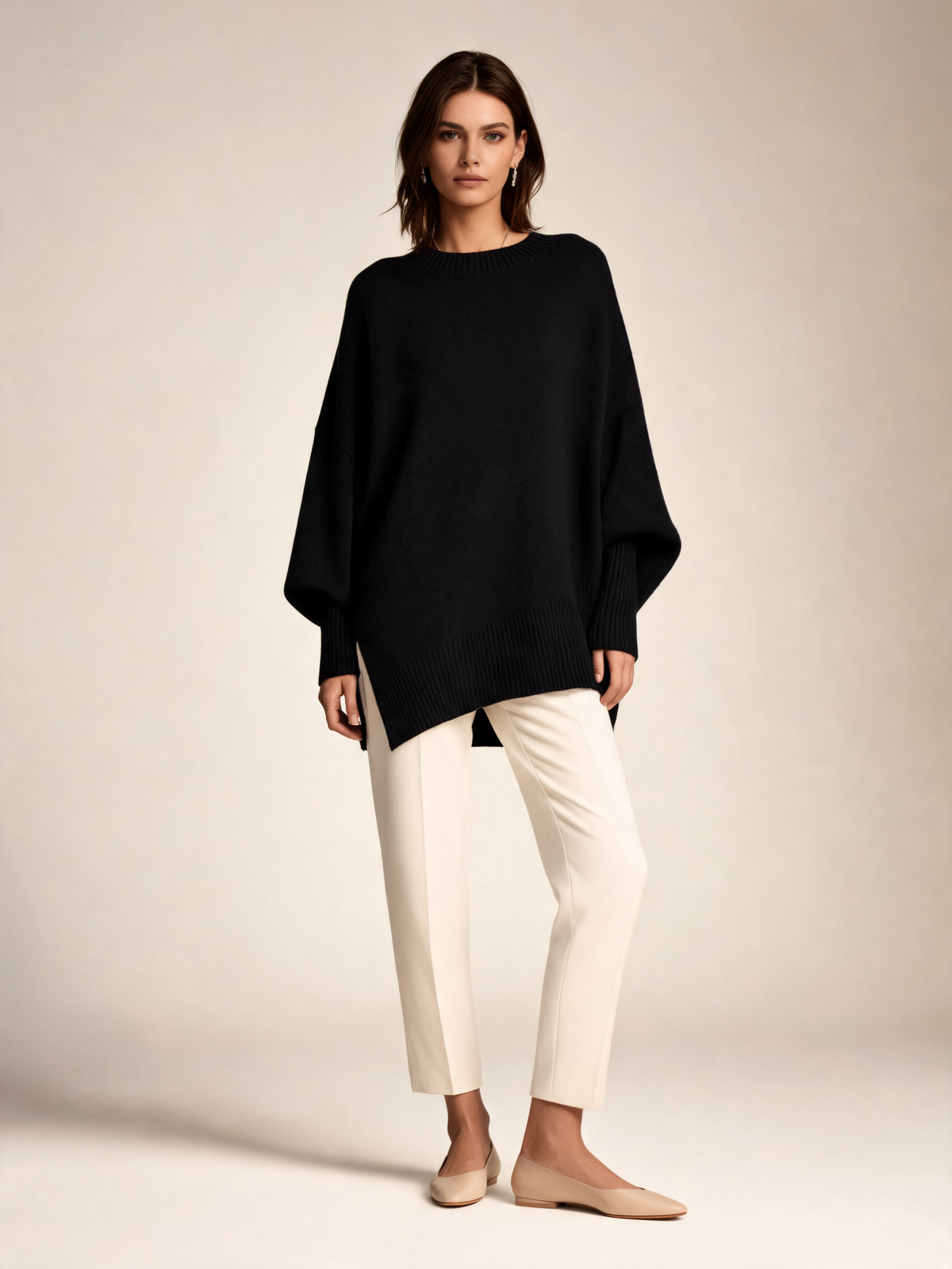Black women's jumper front view