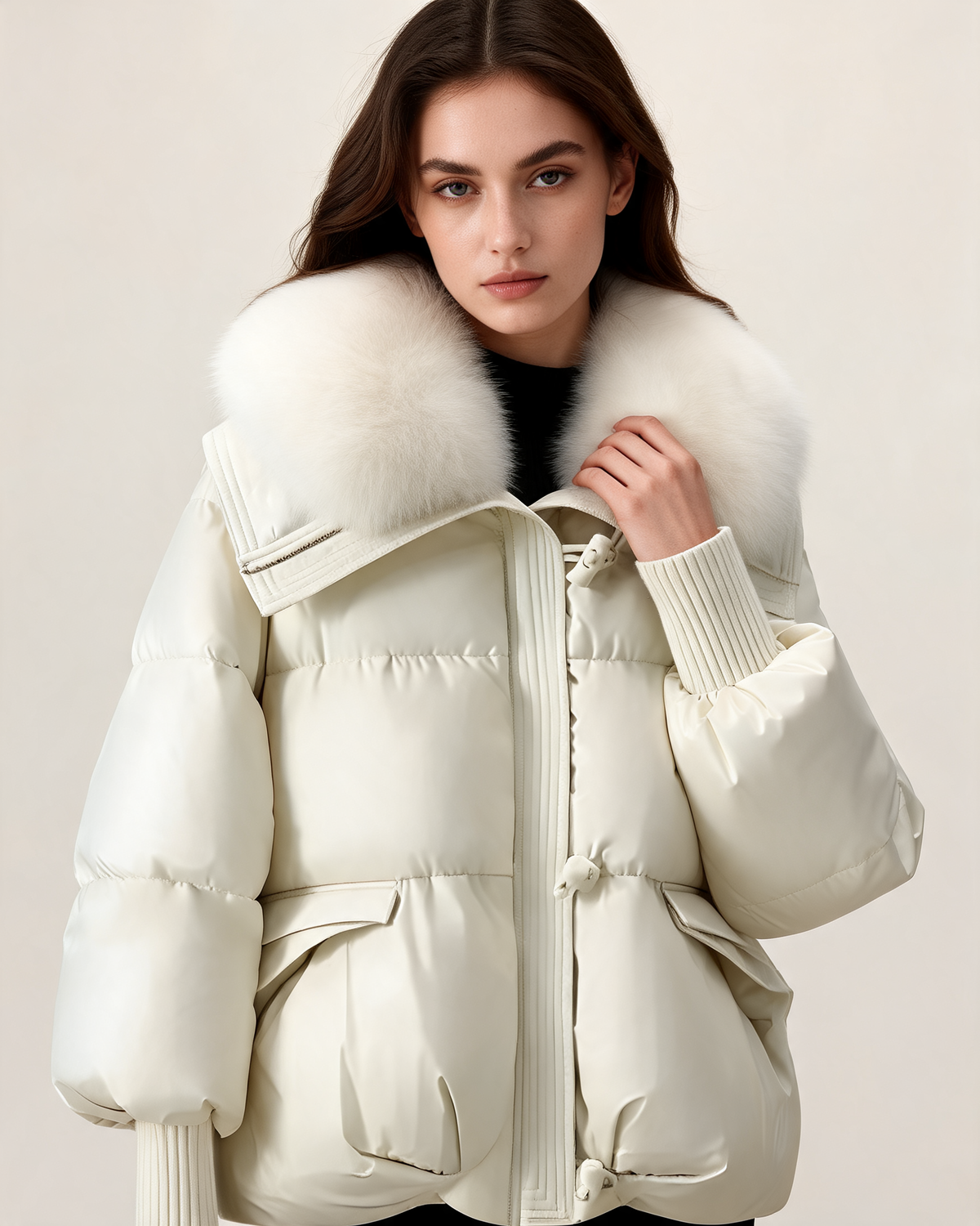 Coralie Cropped Puffer Jacket