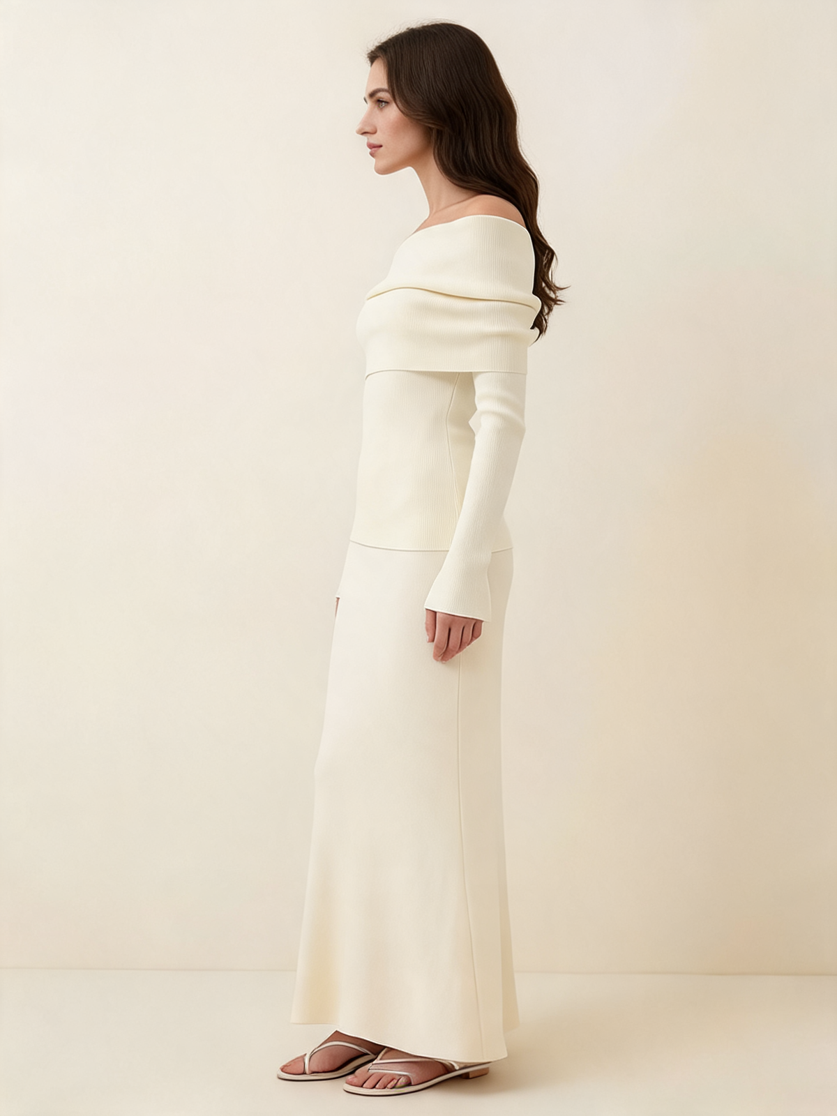 Madison Knit Top & Maxi Skirt Set