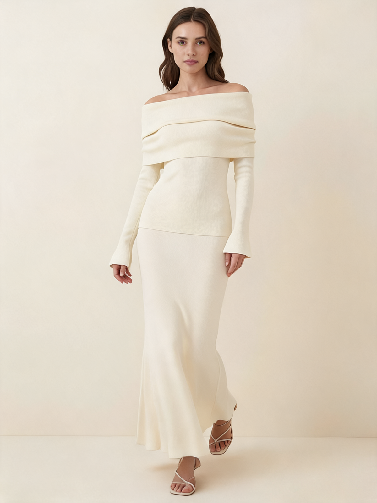 Madison Knit Top & Maxi Skirt Set