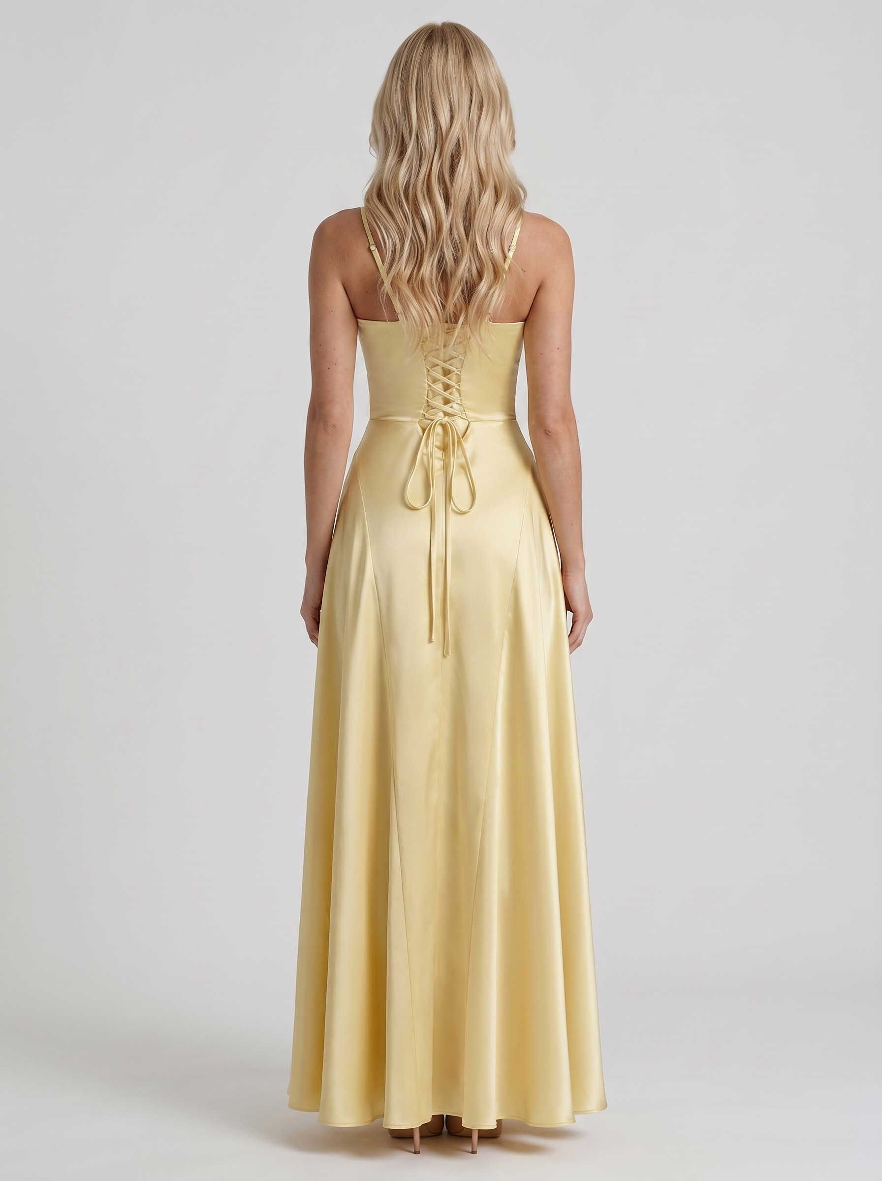 Adelaide Satin Maxi Dress