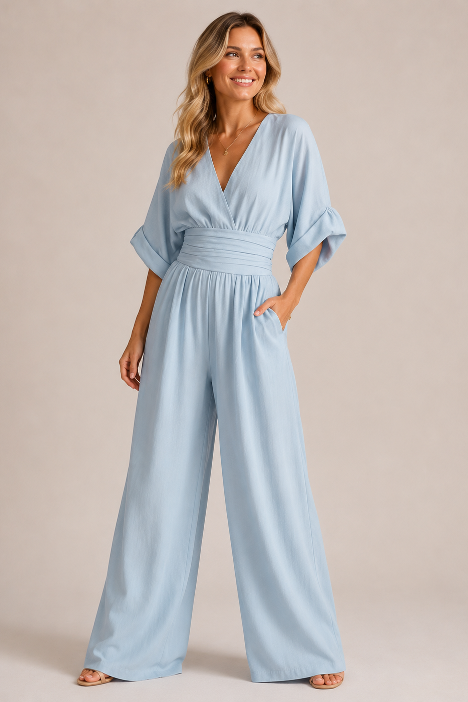 Simone Wide Leg Jumpsuit