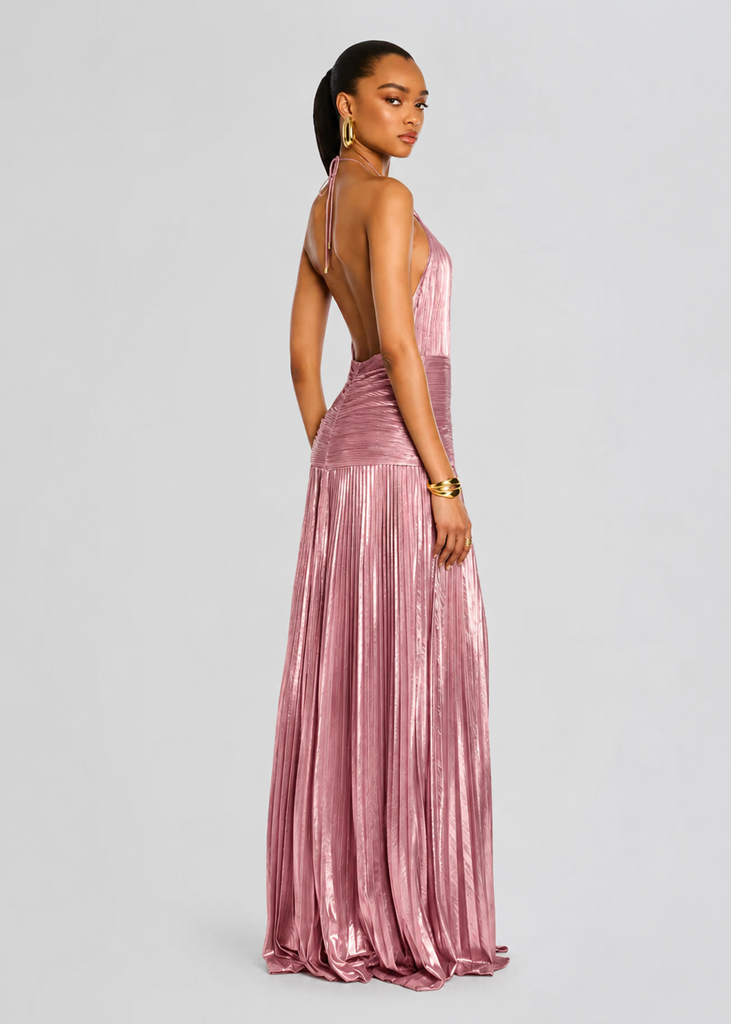 Lorry Satin Maxi Dress