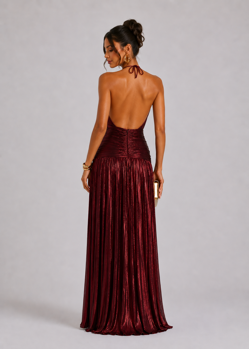 Lorry Satin Maxi Dress
