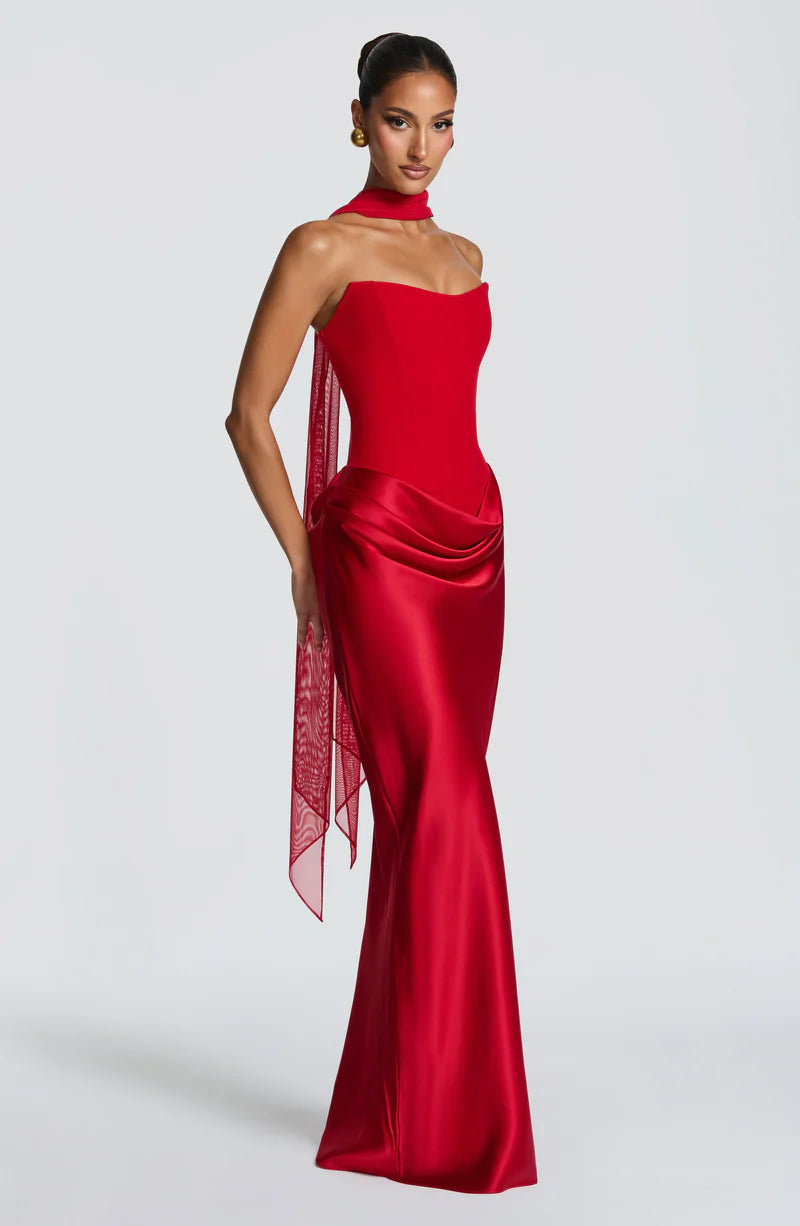 Marcella | Strapless Maxi Dress