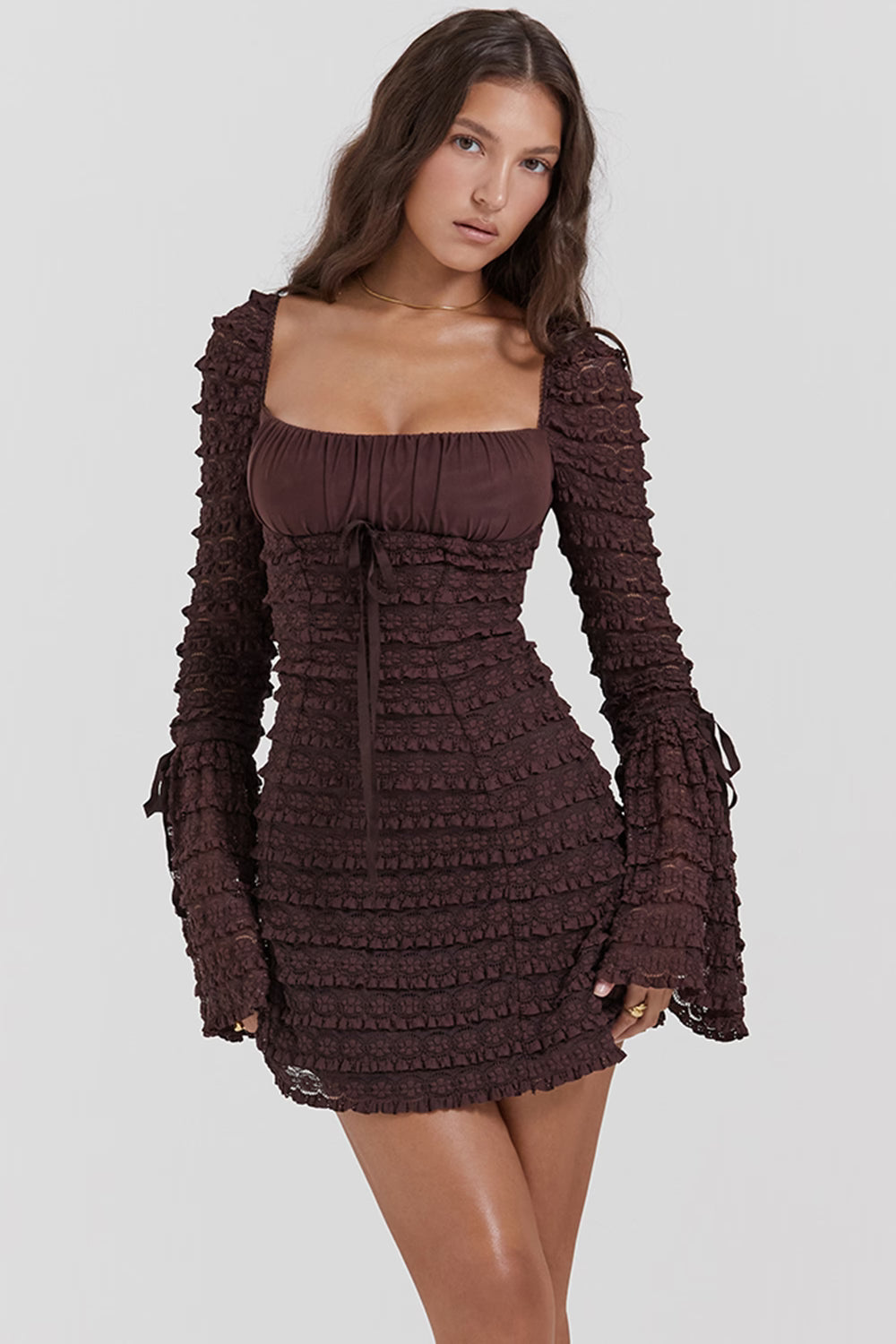 Mirella Lace Mini Dress
