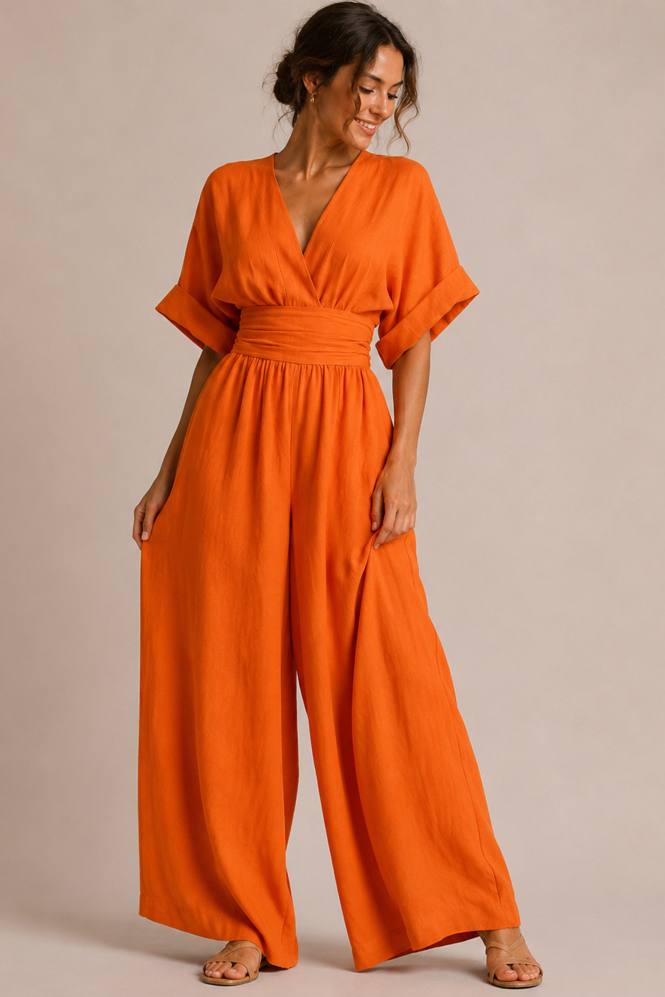 Simone Wide Leg Jumpsuit