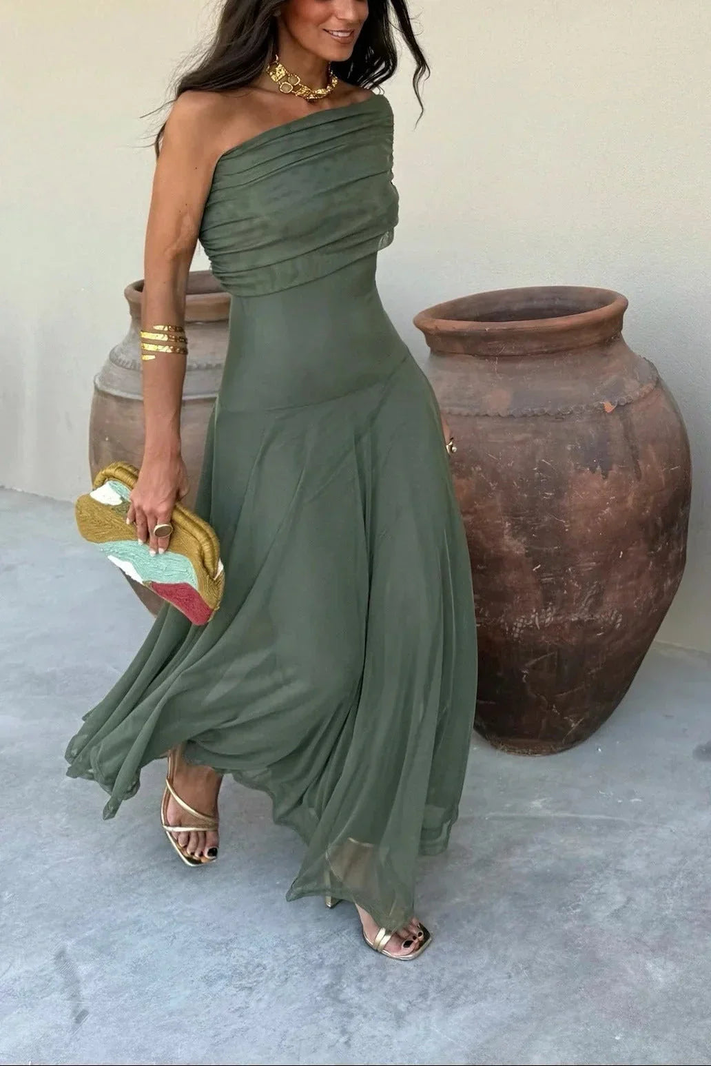 Eliana Off-Shoulder Maxi Dress