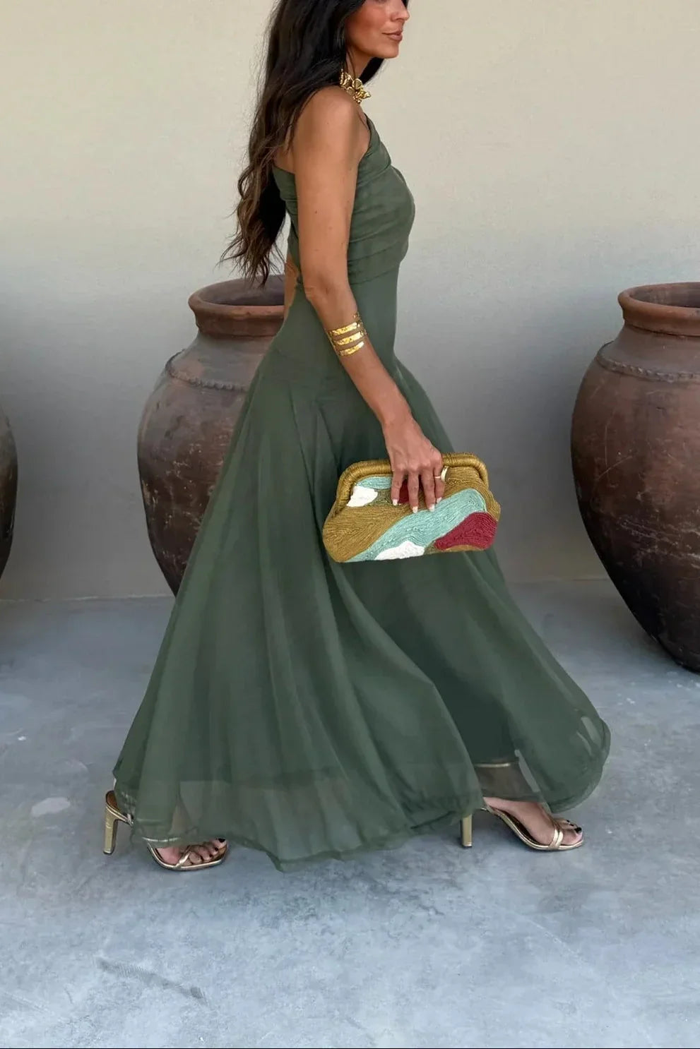 Eliana Off-Shoulder Maxi Dress