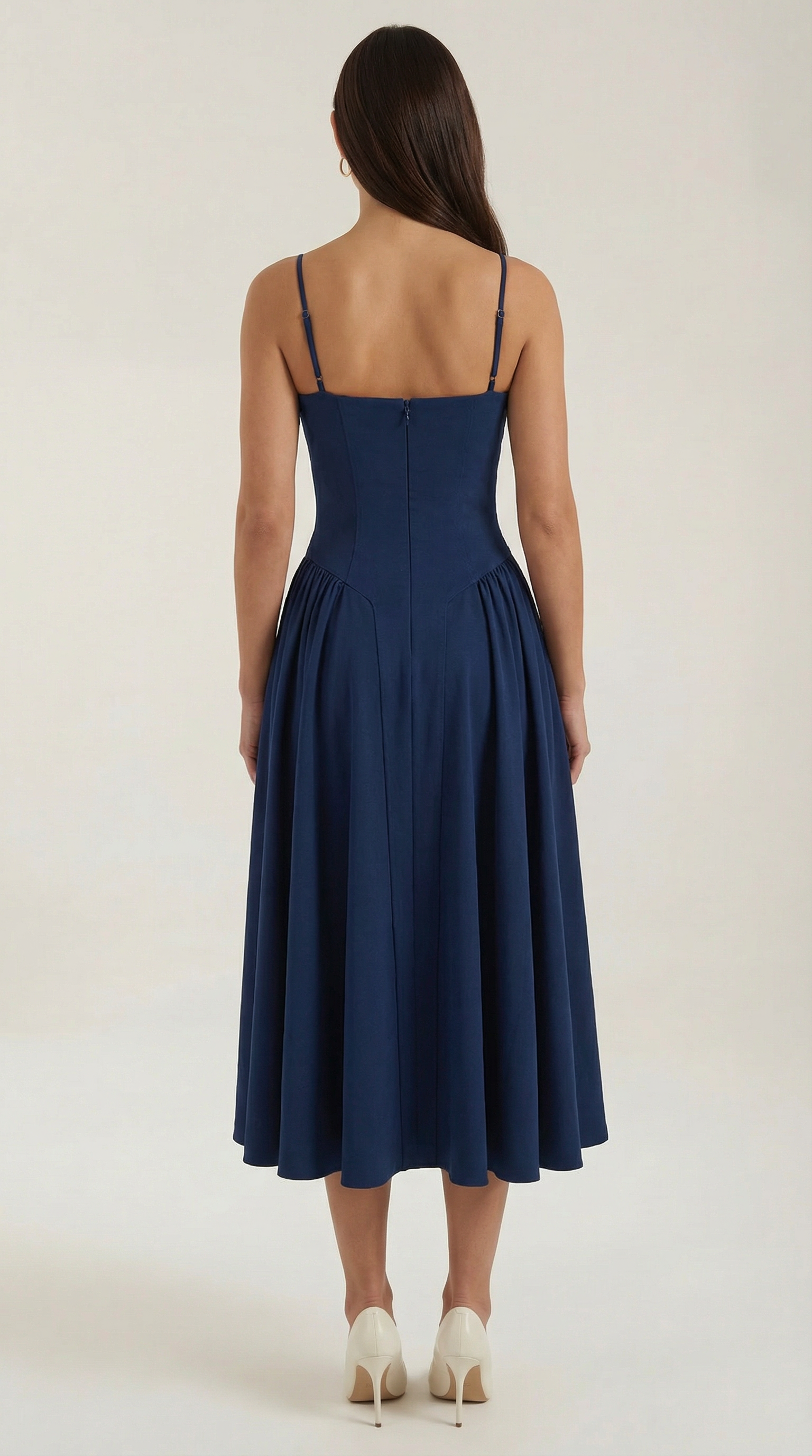 Ulva Floral Corset Midi Dress