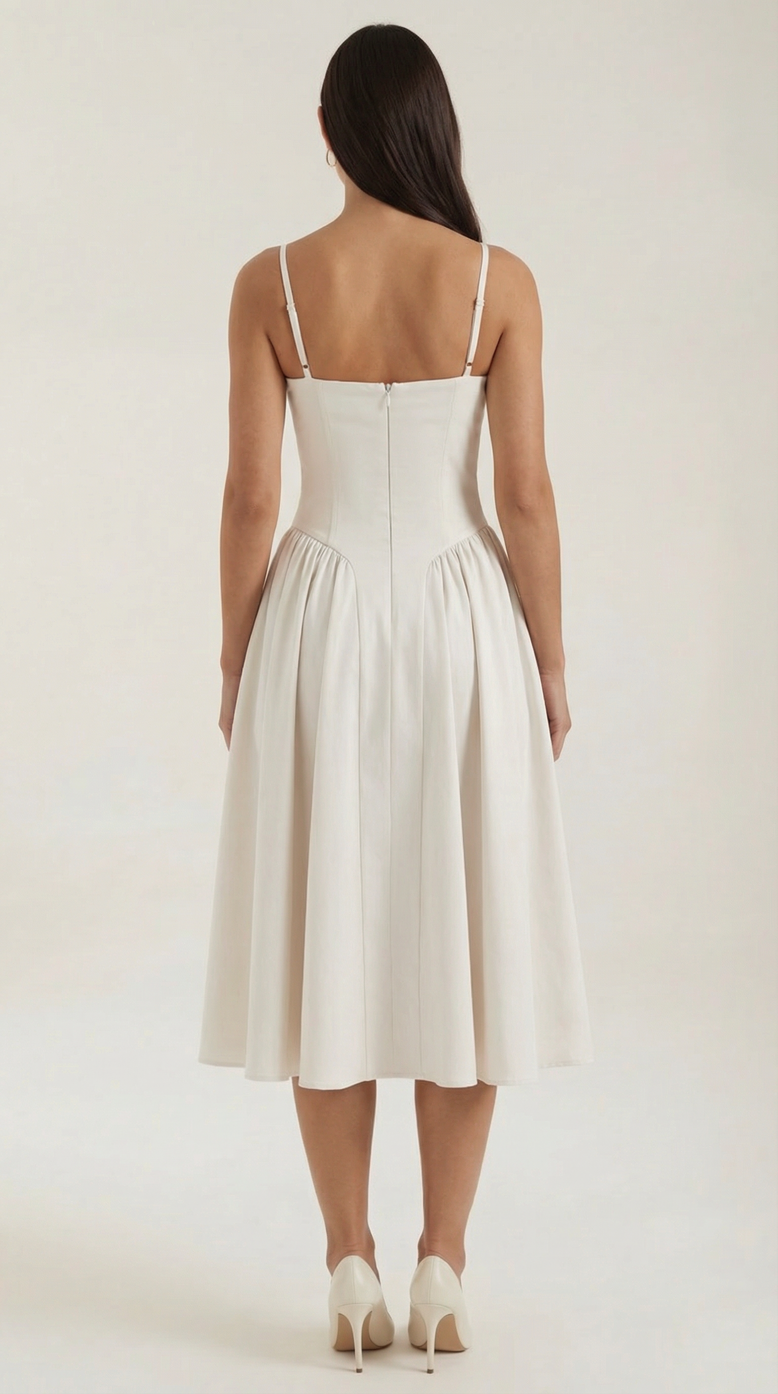 Ulva Floral Corset Midi Dress