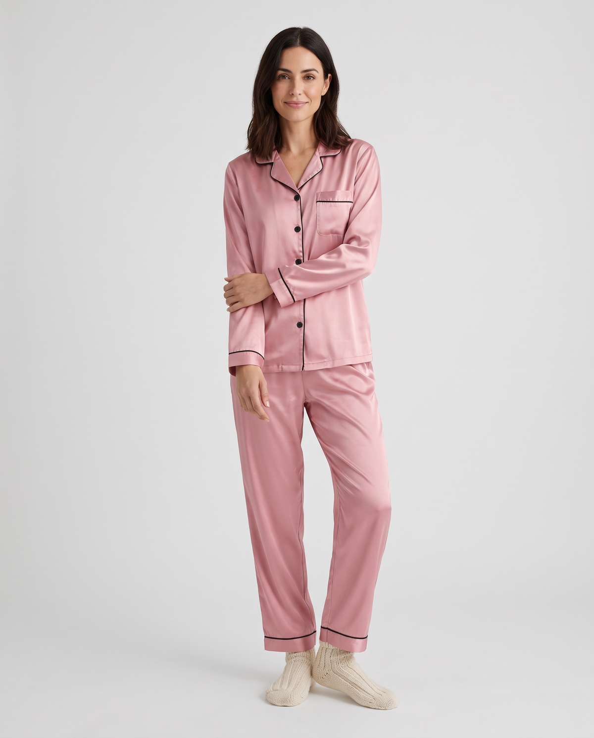 Pyjama Set – Selina Satin Lounge Set