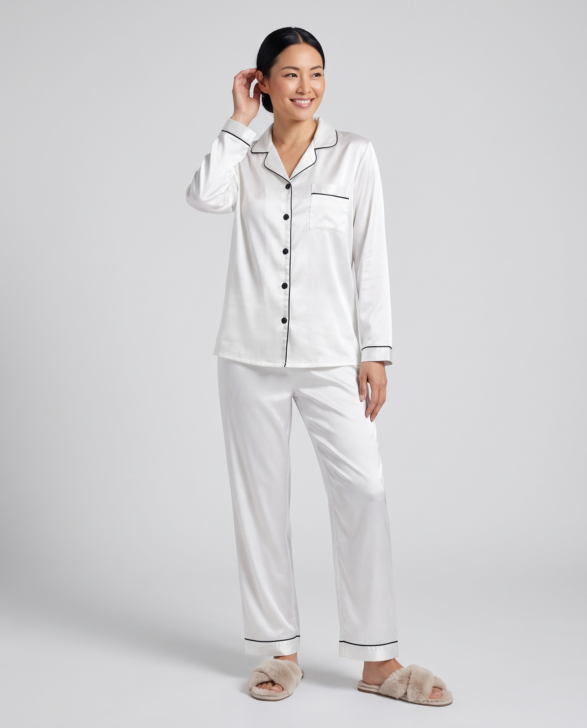 Pyjama Set – Selina Satin Lounge Set