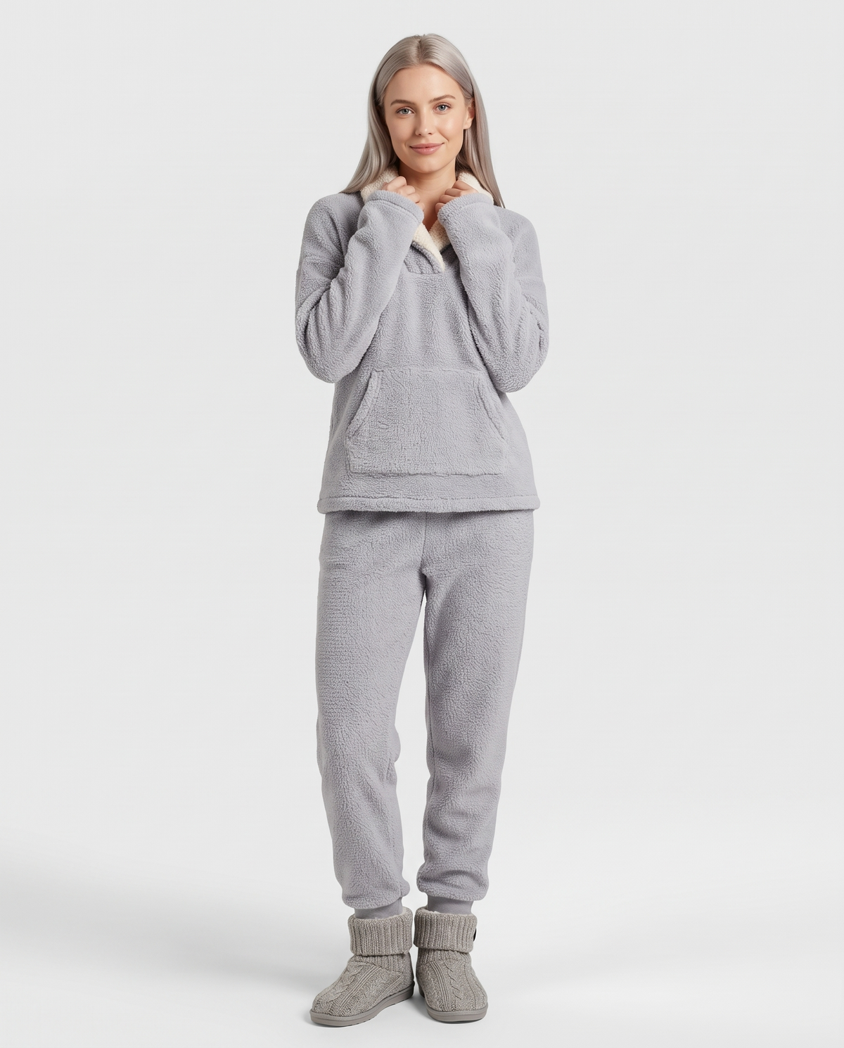 Pyjama Set – Rhona Fleece Sherpa Lounge Set