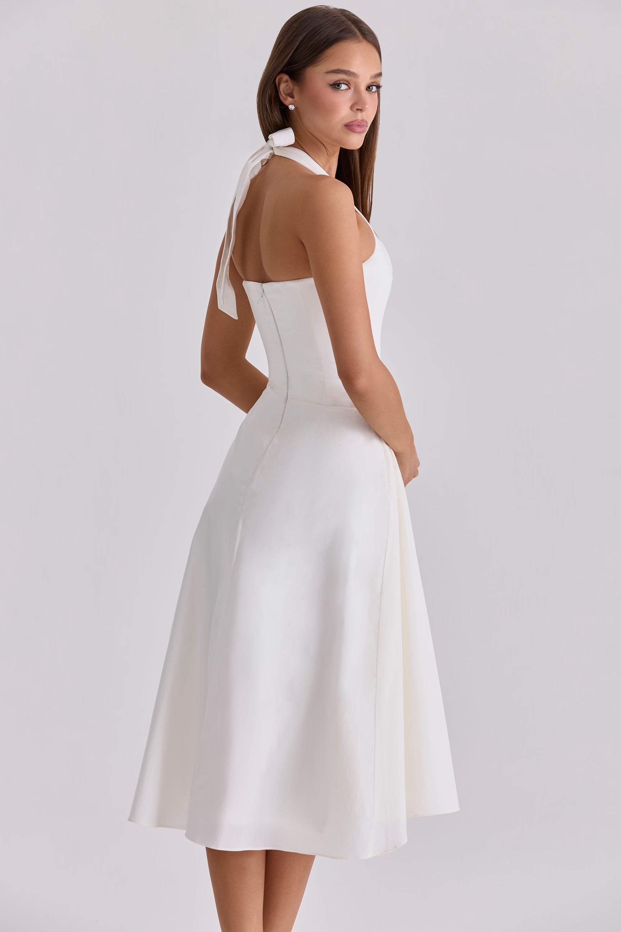 Elya | Halter Midi Dress