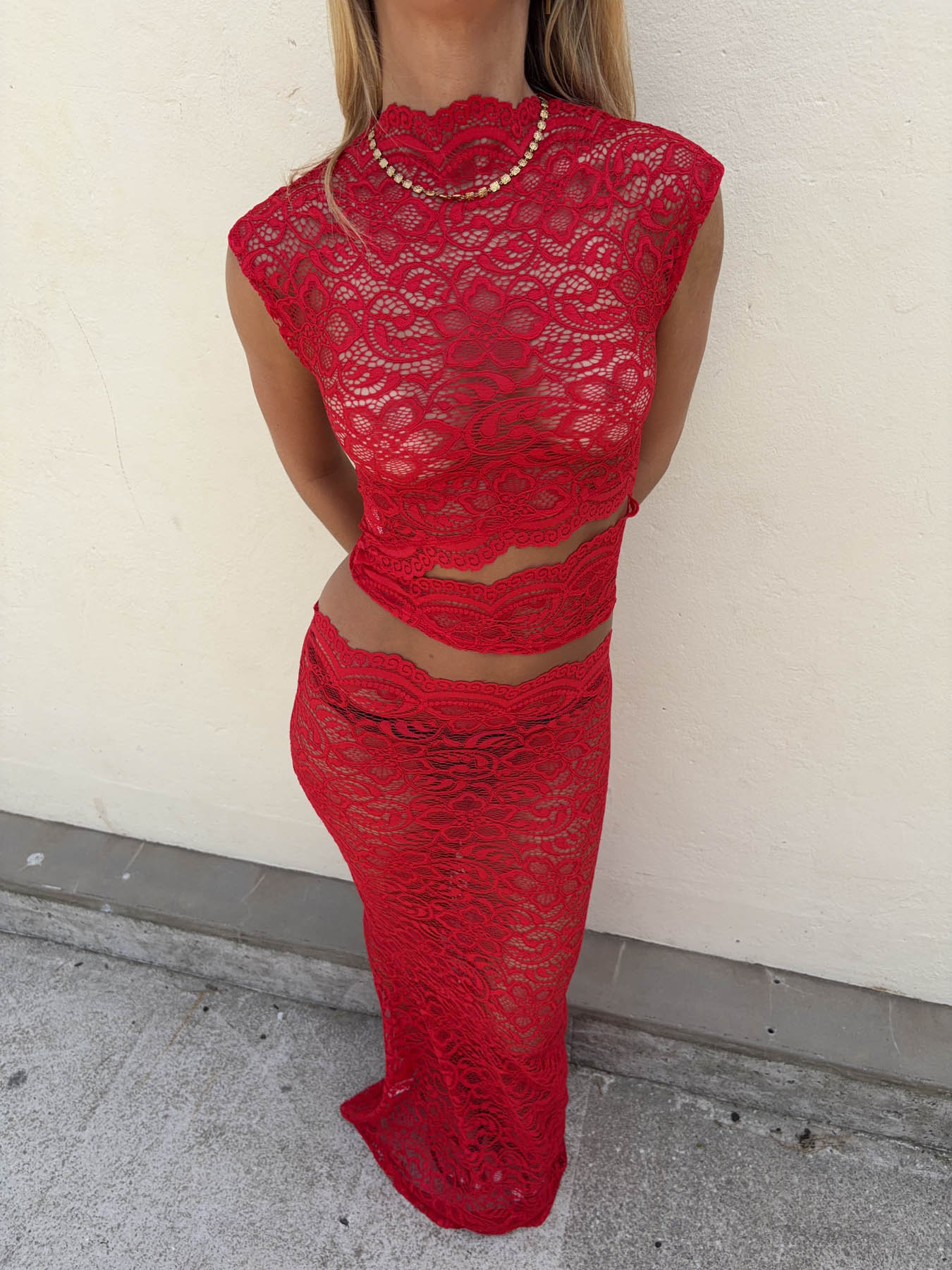 Marisol lace Maxi Dress