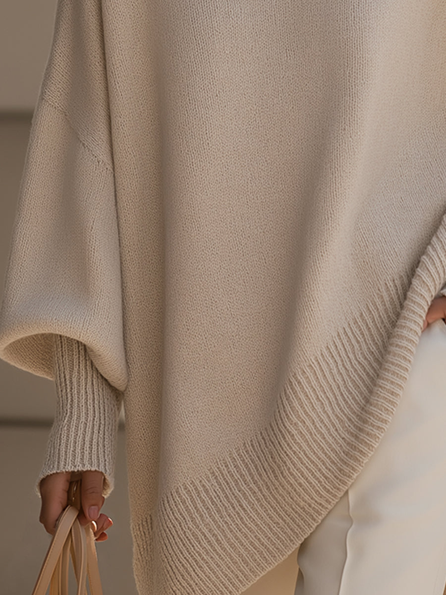 Knit Sweater – Aveline Oversized Wool Blend