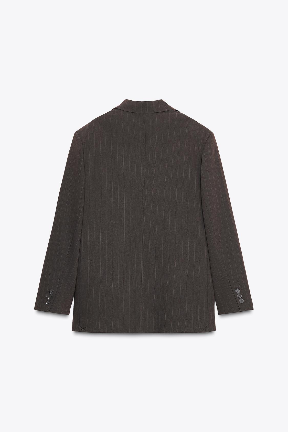 Marcelline | Oversized Pinstripe Blazer