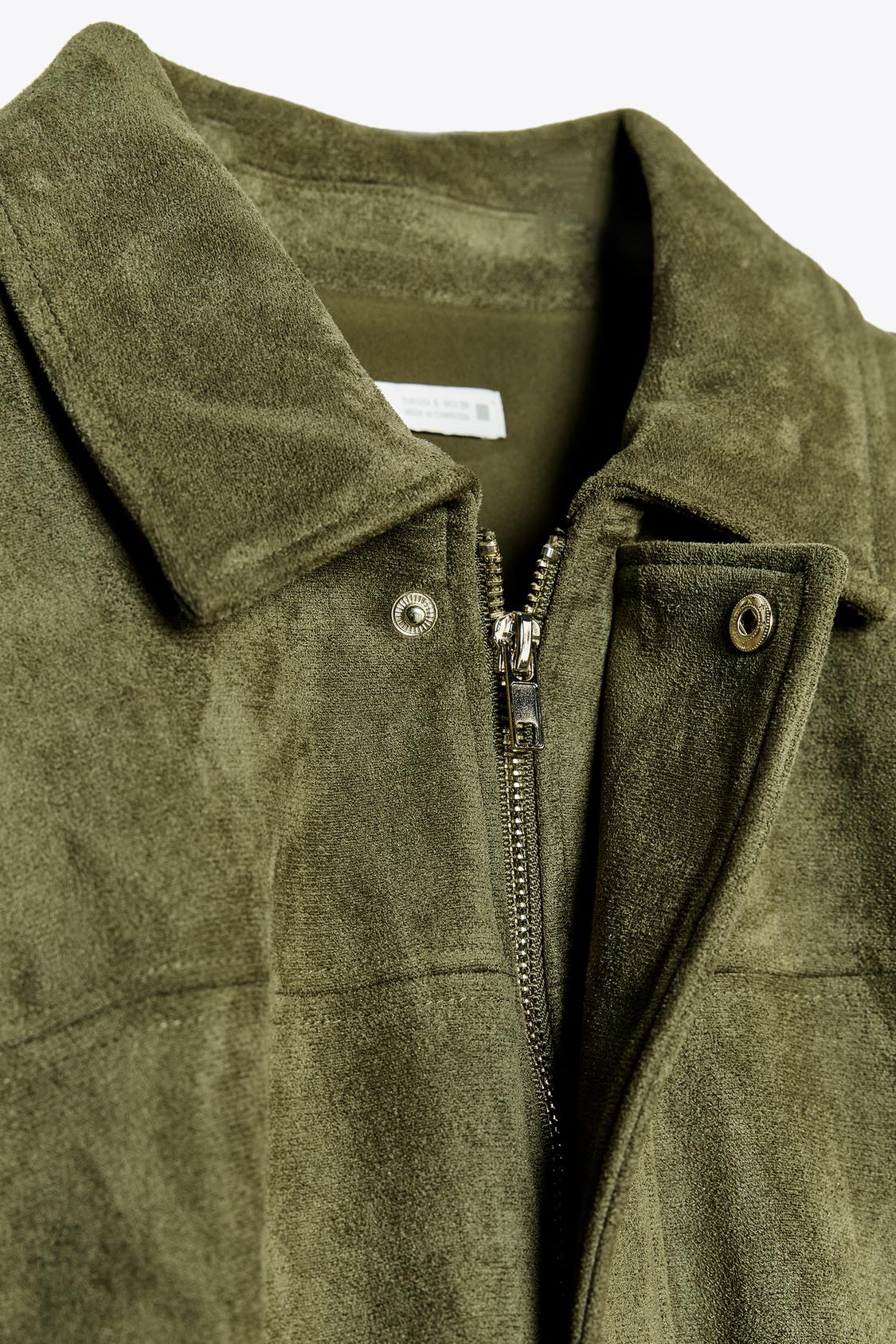 Rhéa | Suede-Effect Bomber Jacket