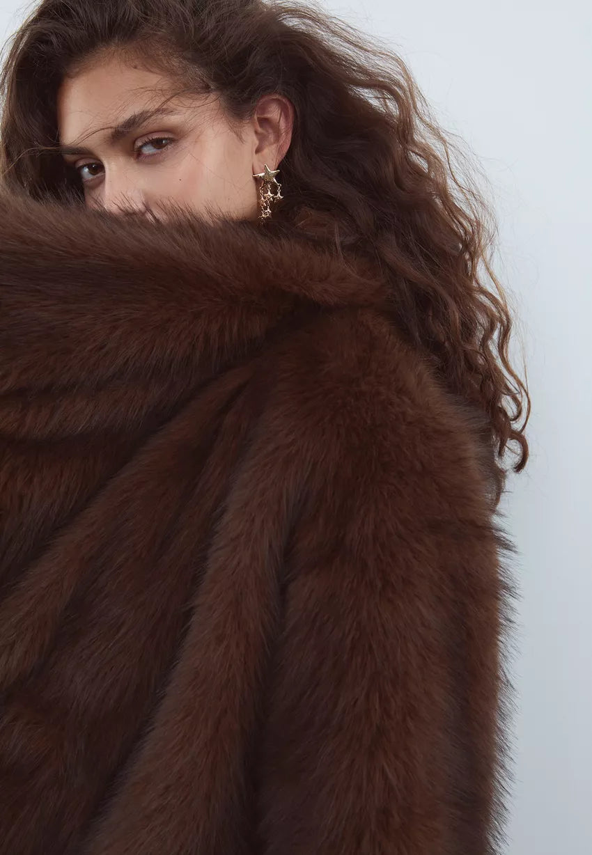 Ella | Short Faux Fur Jacket