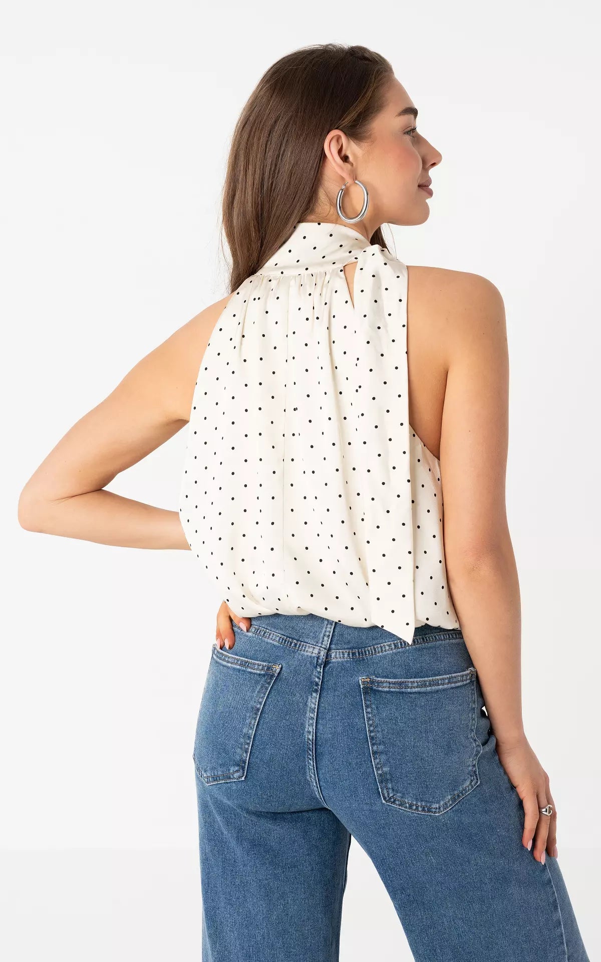 Clara | Polka Halter Top
