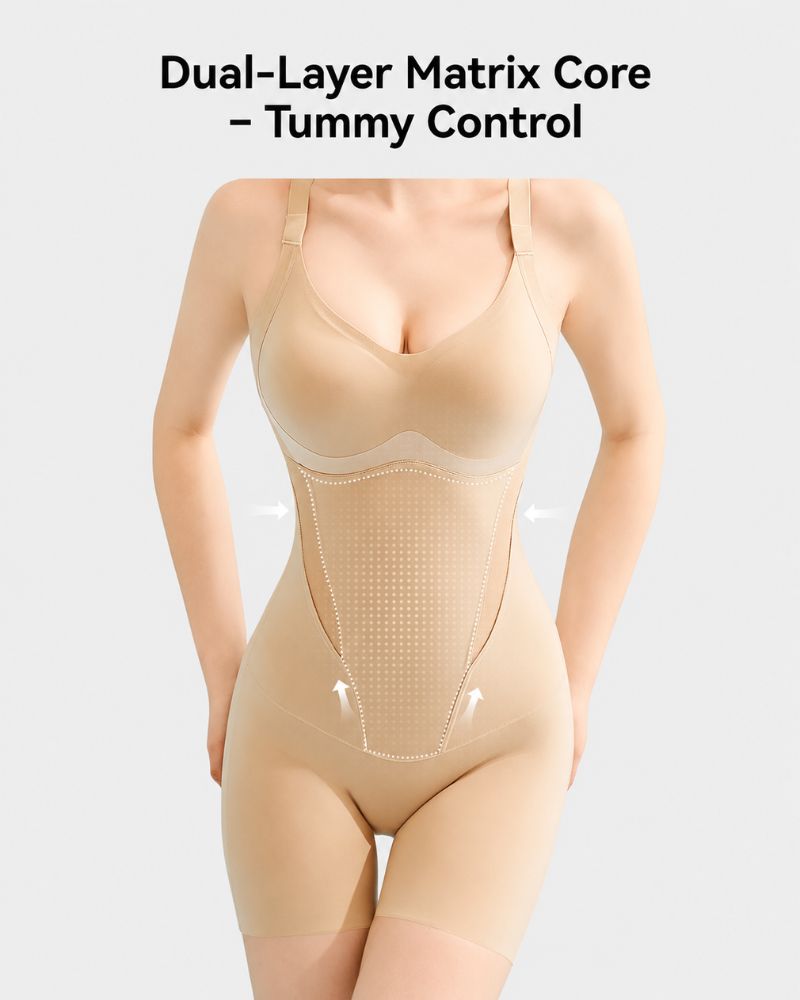 Cooling Tummy Control Butt-Lift Shapewear Bodysuit