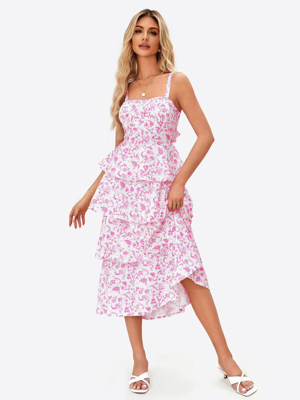 Elowen | Floral Midi Dress
