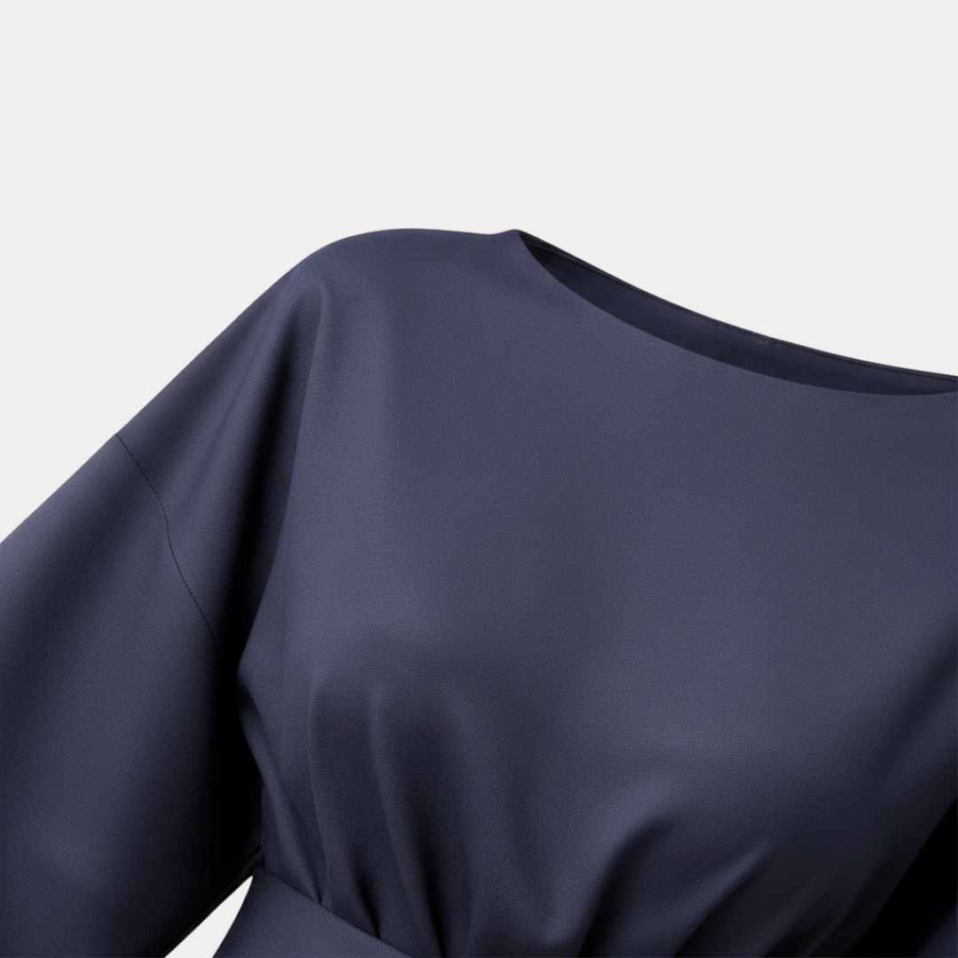 Alma Wrap Midi Dress