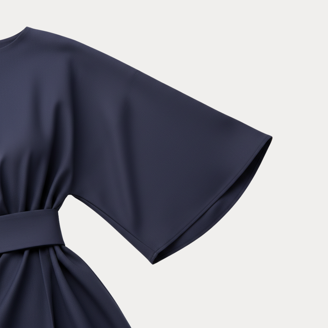 Alma Wrap Midi Dress