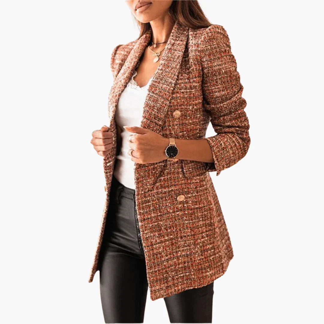 Camille Tweed Tailored Blazer
