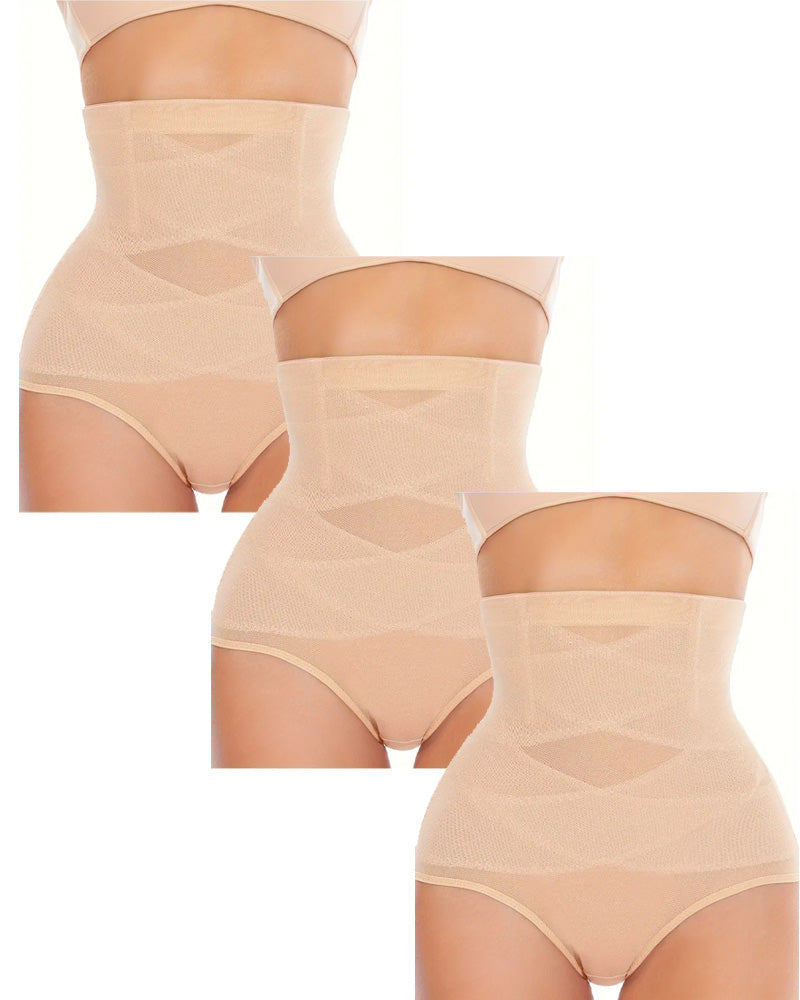 Sofia High-Waisted Shapewear Briefs – 3 Pack